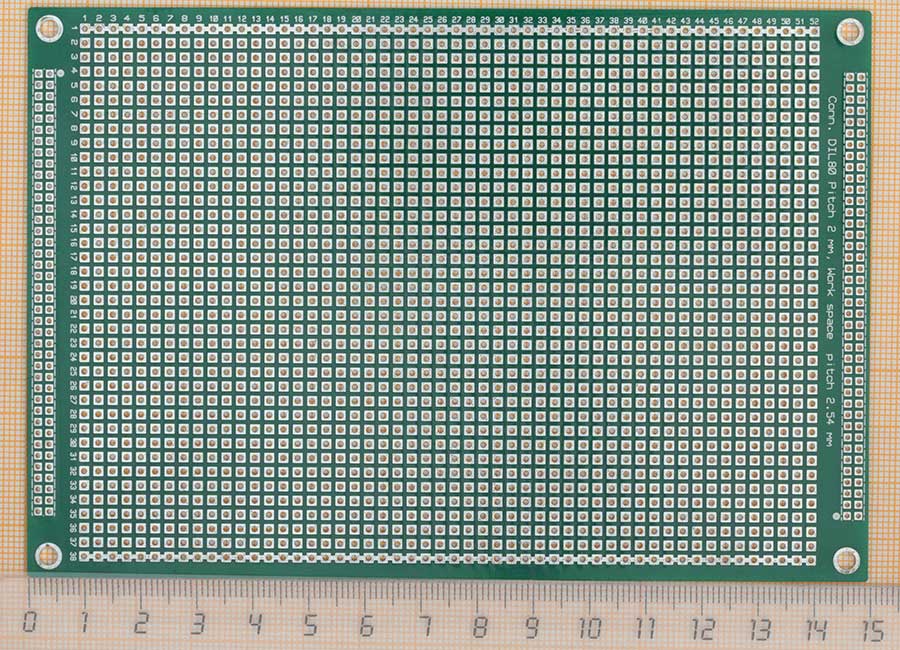 2xDIL 80x2mm PITHC 2.54mm